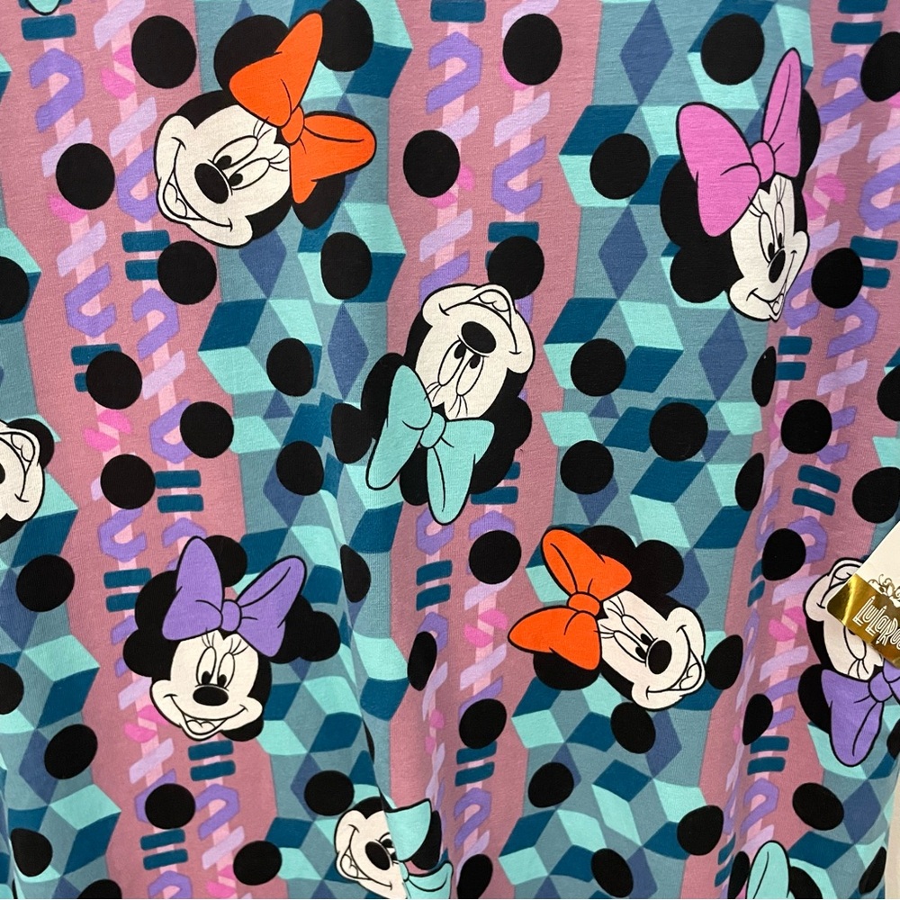 Disney LulaRoe Irma XS Top NWT Minnie Mouse - Picture 5 of 6